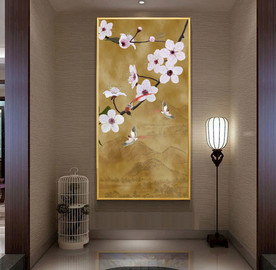 古典玄关装饰画