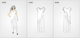 服装设计连衣裙
