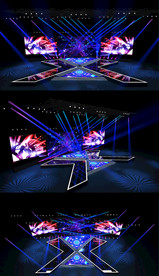个性舞台3DMAX模型 效果图