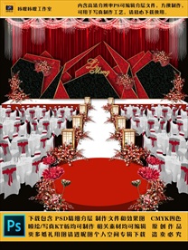 06 婚礼现场KT板布置