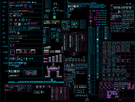 室内CAD动态图块