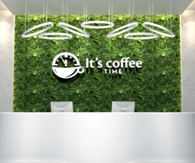 logo前台背景墙贴图样机