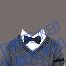 男童证件照模板