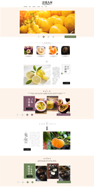 新鲜水果淘宝天猫首页设计
