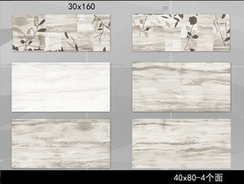 大理石瓷片配套一石多面通道分色