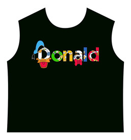 唐老鸭 卡通印花