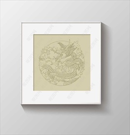 龙纹图案矢量图