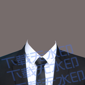 西装证件照模板
