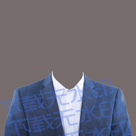 露肩证件照西装