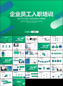企业员工培训课程入职培训PPT