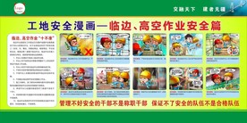 工地临边、高空作业安全宣传