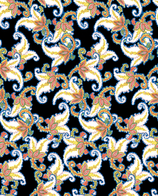 大牌抽象精美腰果花