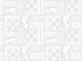 大牌抽象几何字母格子