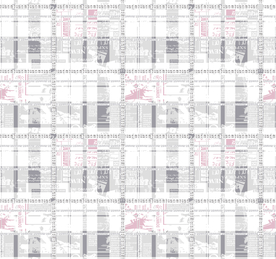 大牌抽象效果格子字母乱花