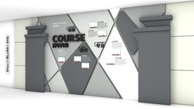 企业发展历程背景墙