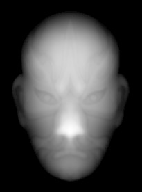 男人头像 灰度图