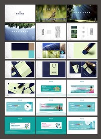 清新蜂鸟社区地产VI