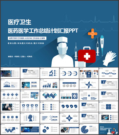 医疗汇报医生工作总结医学ppt