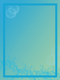 蓝色水墨背景图