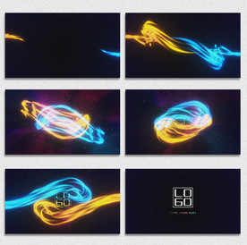 炫丽光线LOGO片头AE模板