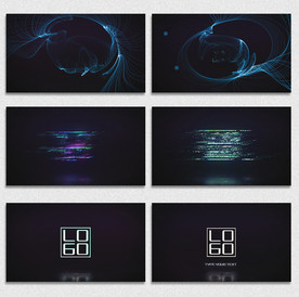 炫彩故障信号LOGO片头AE模