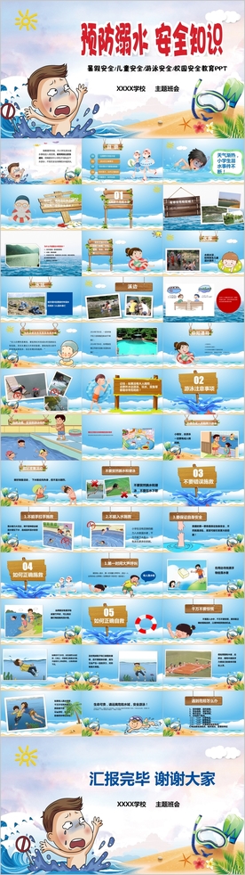 儿童防溺水安全教育课件PPT