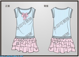服装设计连衣裙