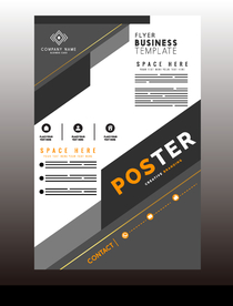 炫彩背景 企业会议 会议展板