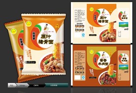 方便面包装(展开图)