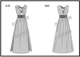 服装设计连衣裙
