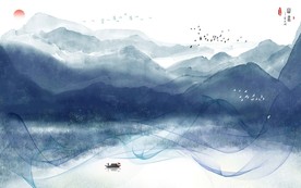 中国风山水画图片