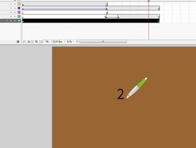 一支笔写字动态3秒动画