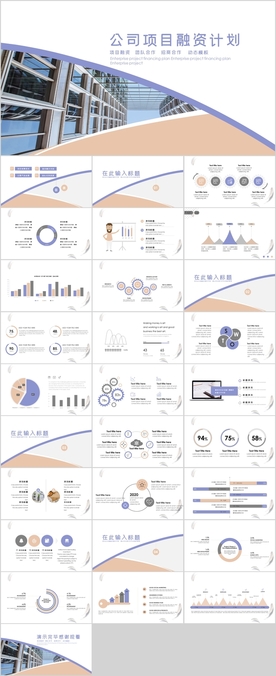 公司项目融资计划PPT