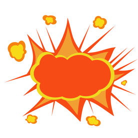 剧烈带大量烟雾的爆炸效果