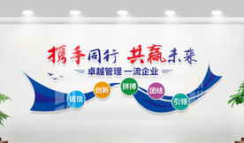 公司励志标语企业文化墙