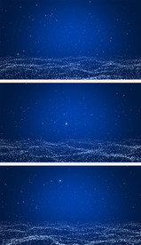 4K 蓝色海洋粒子