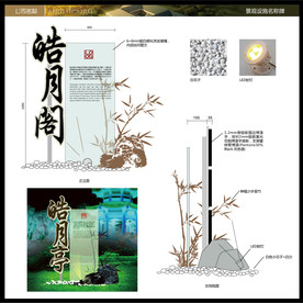 景观设施名称牌