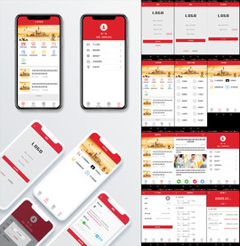 金融系统APP移动端UI模板