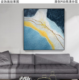 手绘抽象油画装饰画