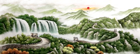 长城风景画