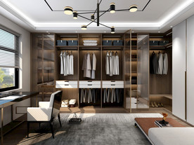 轻奢衣柜效果图