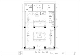 珠宝店平面布置图CAD