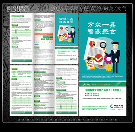 保险公司三折页