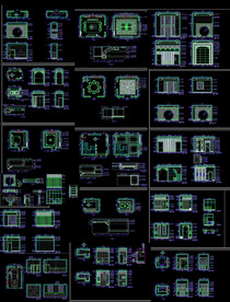 中式别墅整木墙板