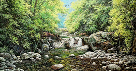 风景油画山水油画