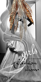 个性羽毛豹纹时尚美女玄关