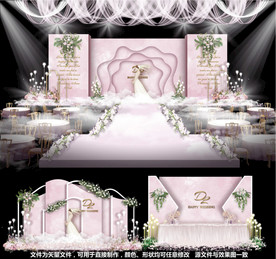 婚礼设计粉色婚礼