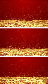 红色海洋粒子LED背景视频