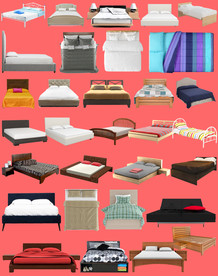 床合集免抠素材