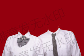 结婚登记照衣服模板